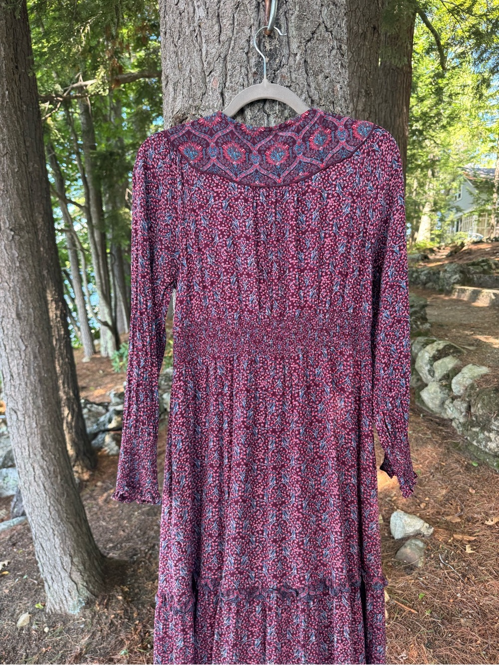 Fat Face Boho Longsleeve Maxi Dress 10 - Picture 8 of 16